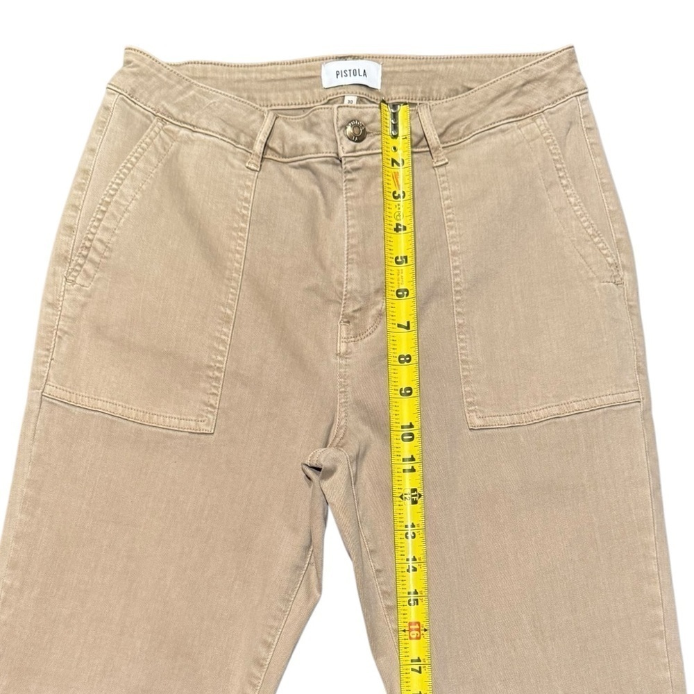 Pistola Cargo Bootcut Khaki High Rise Pants Women’s Size 30 - Picture 6 of 8